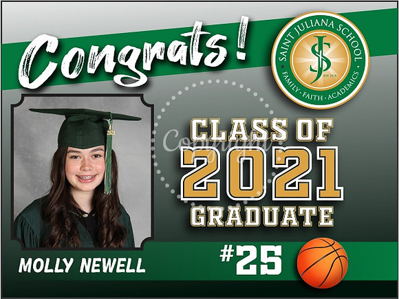 St. Juliana Grad Molly Newell 18x24 Coro