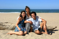 Simms Family On Ventura Beach, Ca.